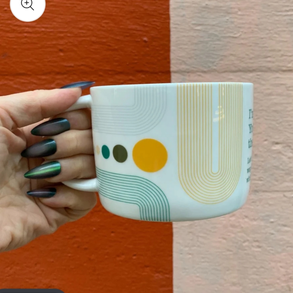 Colorful Geometric Pattern Mug - Picture 3 of 4